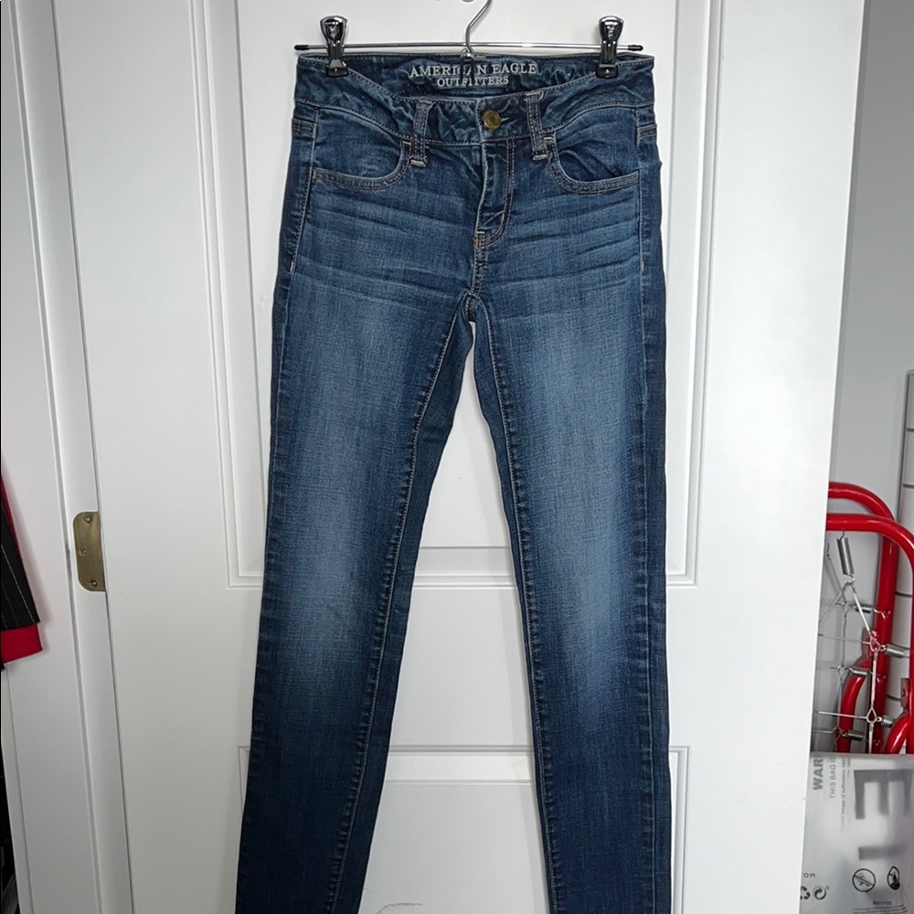 American Eagle Outfitters Blue Skinny Jeans